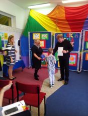 Odebranie nagród z Konkursu Muzyka Maluje Obrazy