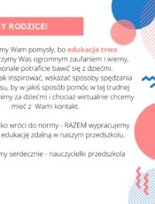 Edukacja zdalna Tydzień I
