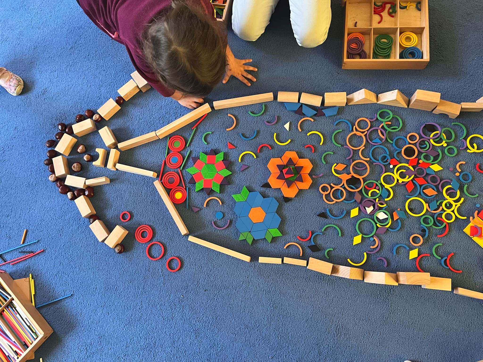 Mozaiki geometryczne i grupa przedszkolna