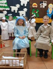 Jasełka i wizyta Świętego Mikołaja w naszym przedszkolu!