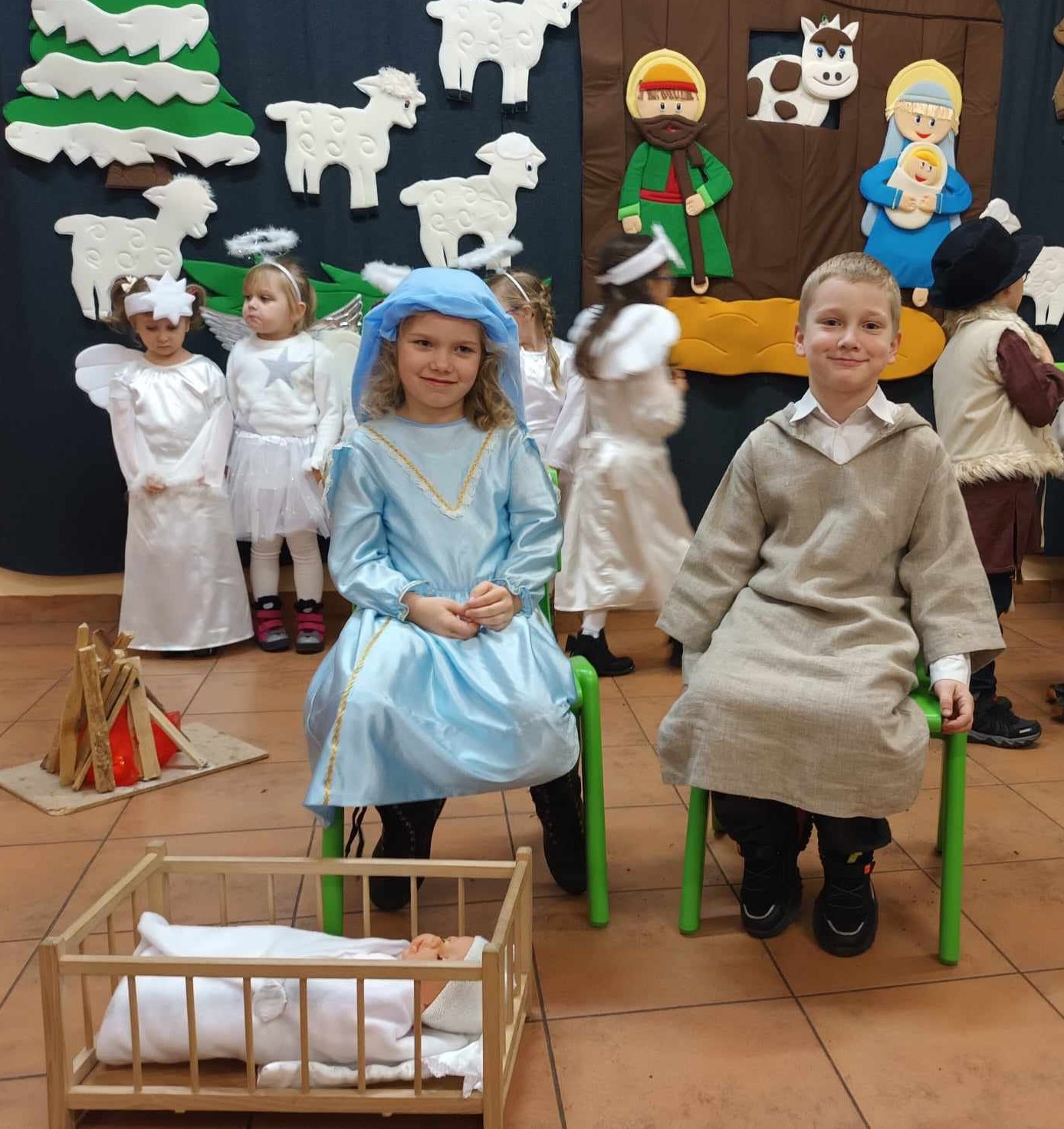 Jasełka i wizyta Świętego Mikołaja w naszym przedszkolu!