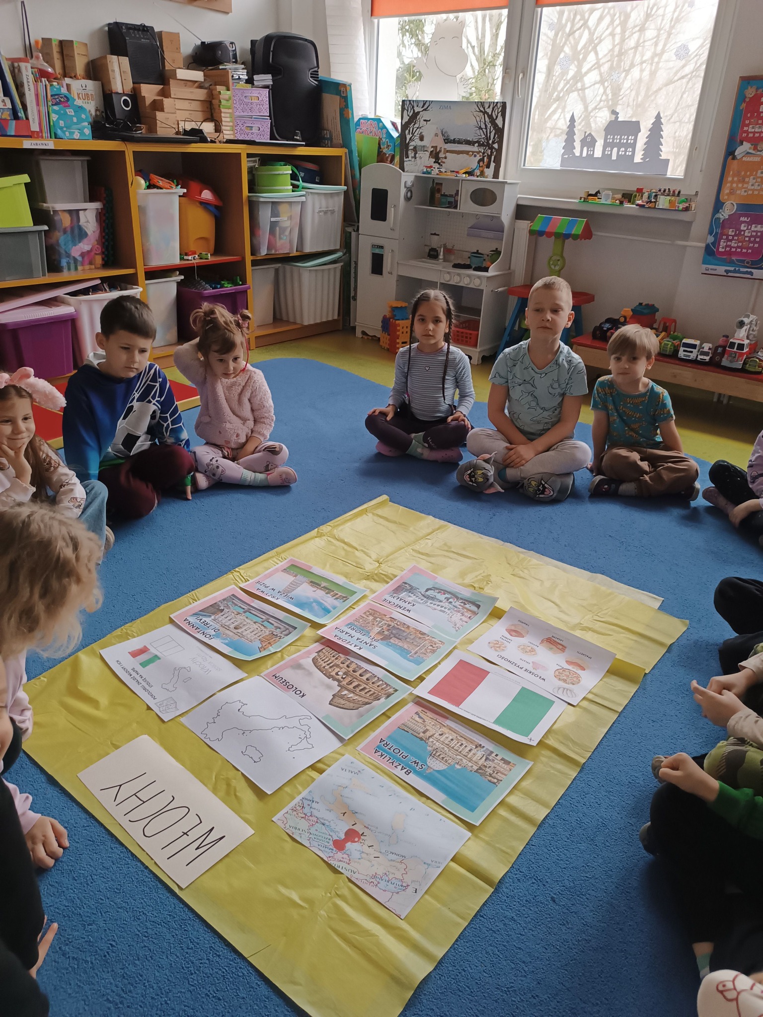 Podróż do Włoch w przedszkolu ,,Muminki”!