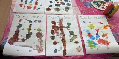 „Kolory mieszkają w kolorach – paleta barw”